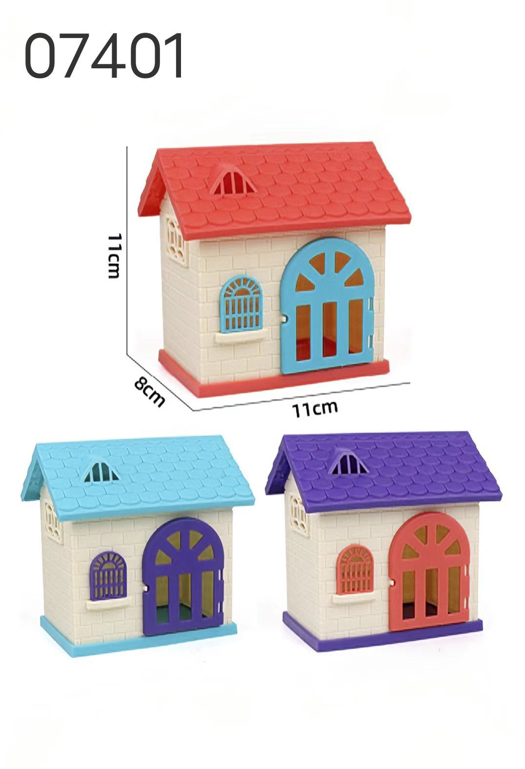 Miniature pet swing diapositivas casa de muñecas gran ventana de perro interactiva casa de juguetes de comercio electrónico fuente de productos