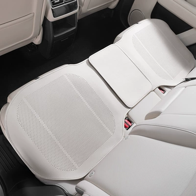 Cushion Cover, Ventilated Seat Cushion, Seat cushion, seat cover - ideal-white-nappa-leather-punch-style-rear-seat-cushion-1-pack