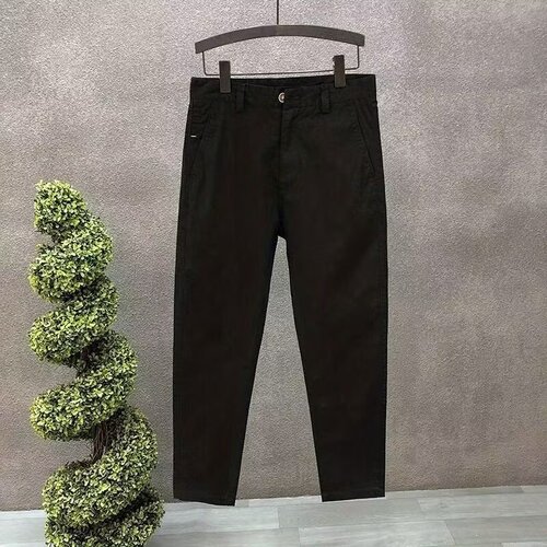 High-Quality Spring, Summer, Autumn Slim-Fit Straight Leg Men's Harlon Nine-Foot Casual Suit Pants from Trendy Brand
