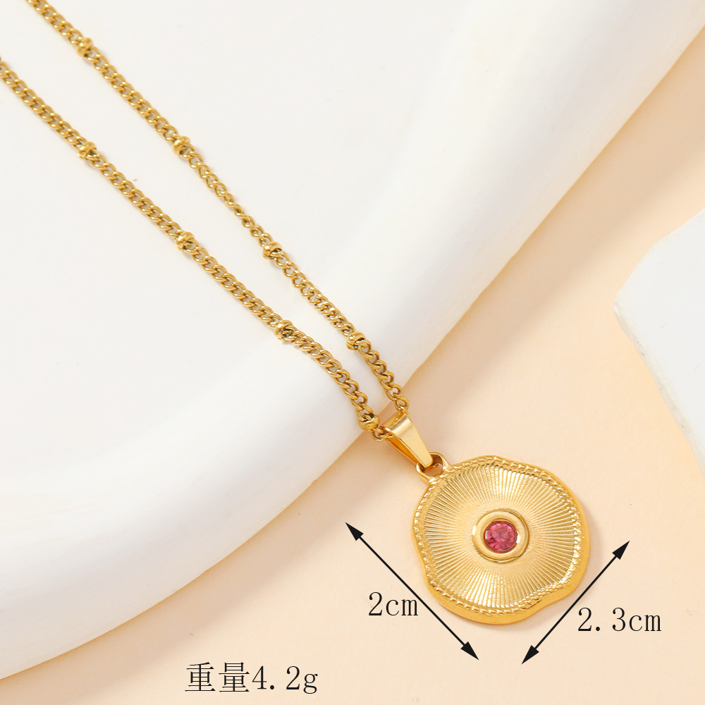 Colgante único pulsera de fundición de acero inoxidable transfronterizo accesorios de collar color salvaje estrella turquesa amor colgante de bricolaje