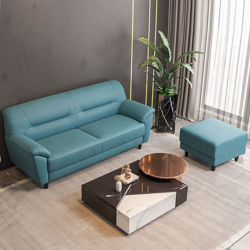Simple Modern Technology Fabric Sofa Living Room Small Apartment Waterproof Stain-Resistant Home Use Double Sofa Wholesale