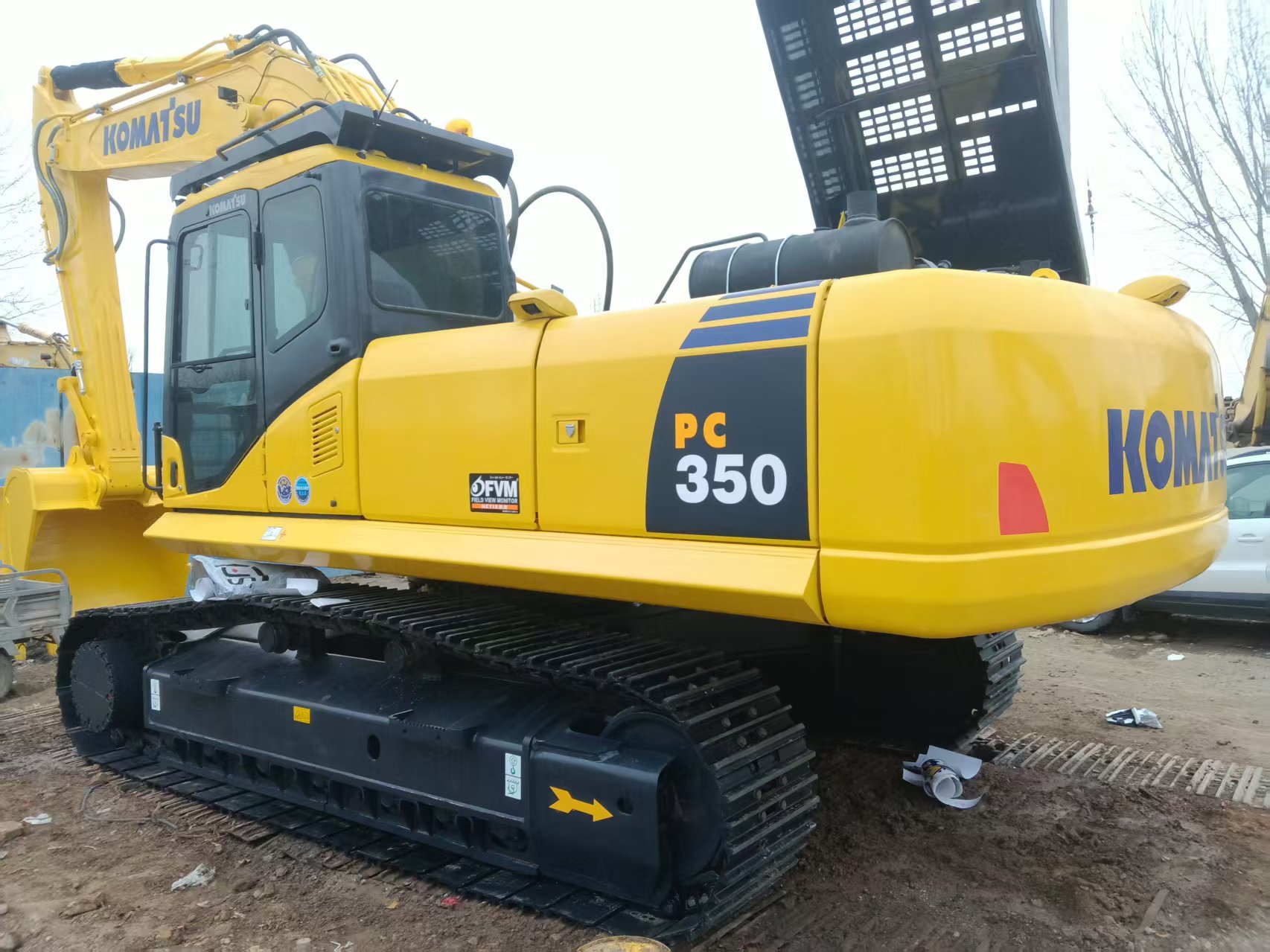 Fábrica directa de segunda mano Komatsu 350 - 7 excavadora gran excavadora de orugas paquete asequible entregado a casa