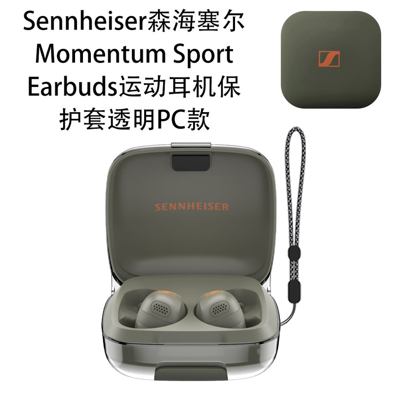 For Sennheiser Sennheiser Momentum Sport Earbuds Sports Headset PC Case
