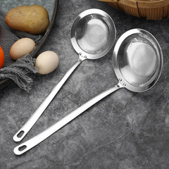 Ditchi 304 stainless steel foam colander kitchen multi-purpose oil filter spoon home cooking fine mesh filter sieve