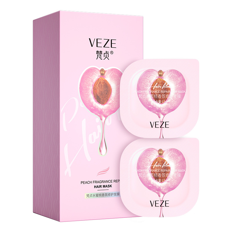 Fanzhen melocotón hidratante sedoso mascarilla para el cabello mejorar áspero seco hidratante brillante acondicionador para el cabello mascarilla para el cabello al por mayor image 8