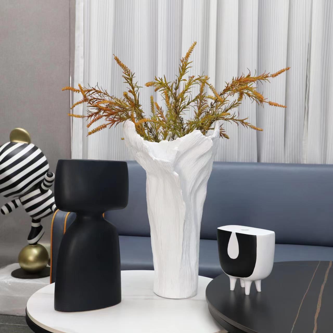 Dry flower pile flower ware light luxury creative craftsmanship home…