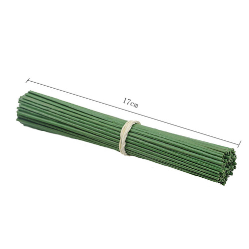 Simulated lead wire coated flower pole, soap flower hydrangea flower arrangement pole, making accessories DIY handmade flower pole