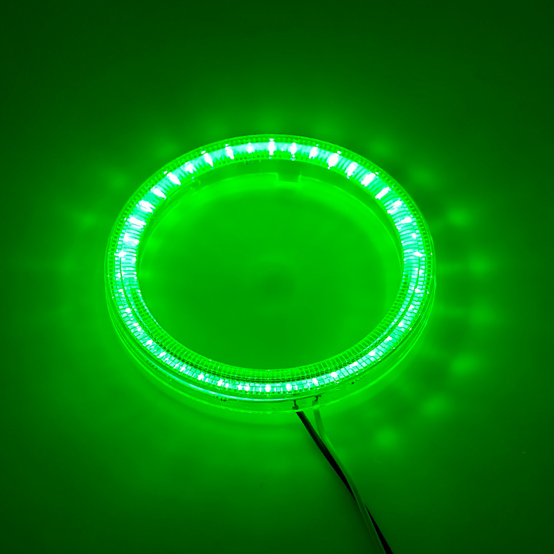 COB Angel Eye Halo Car LED Headlight Decorative Devil Eye DRL Fog Light