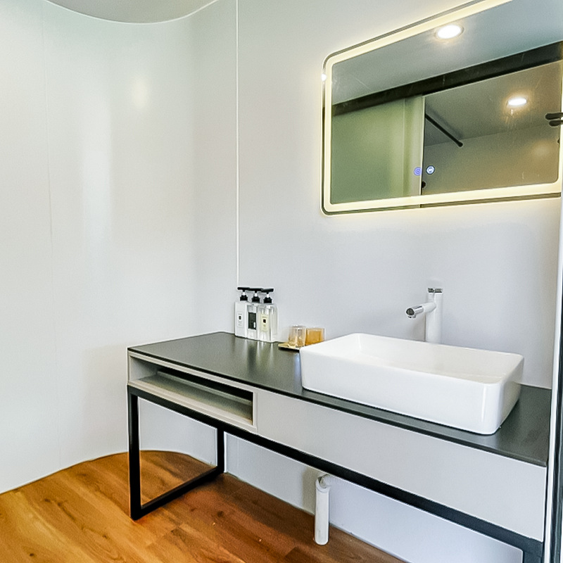 Rongjie Villa casa integrada aleación de aluminio solárium sombreado Apple cápsula B & B cápsula espacial fabricante de habitaciones móviles