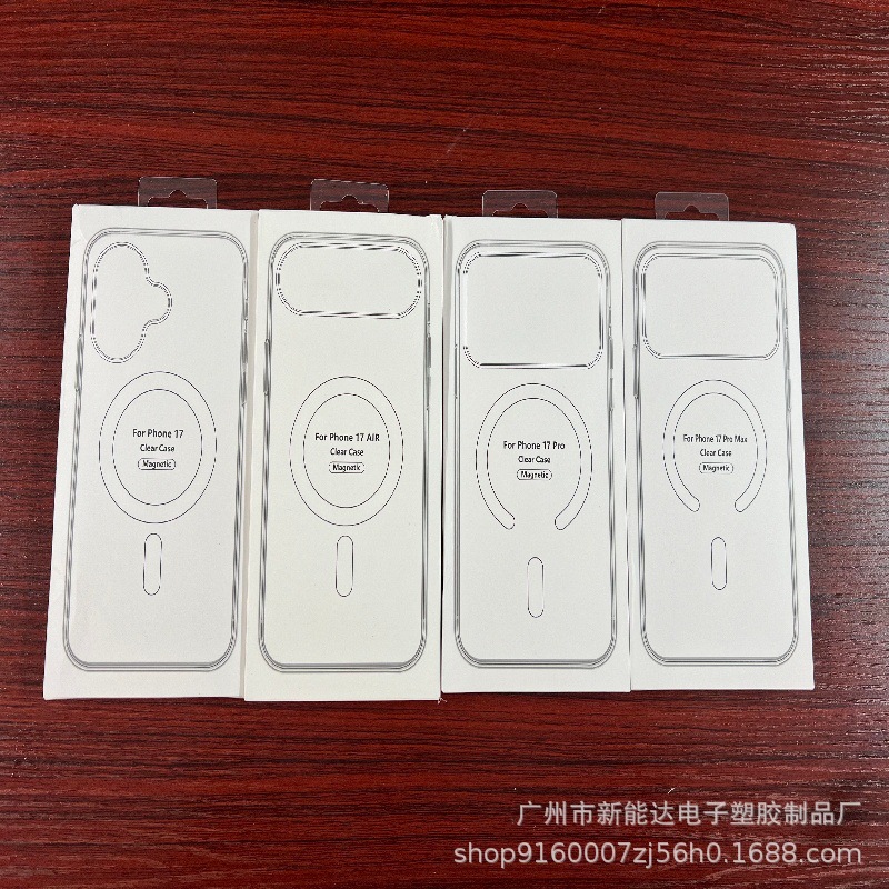 Funda Protectora Transparente Compatible con MagSafe para iPhone 17 Pro Max, Apple 16, Carga Inalámbrica X, Cubierta Protectora 15