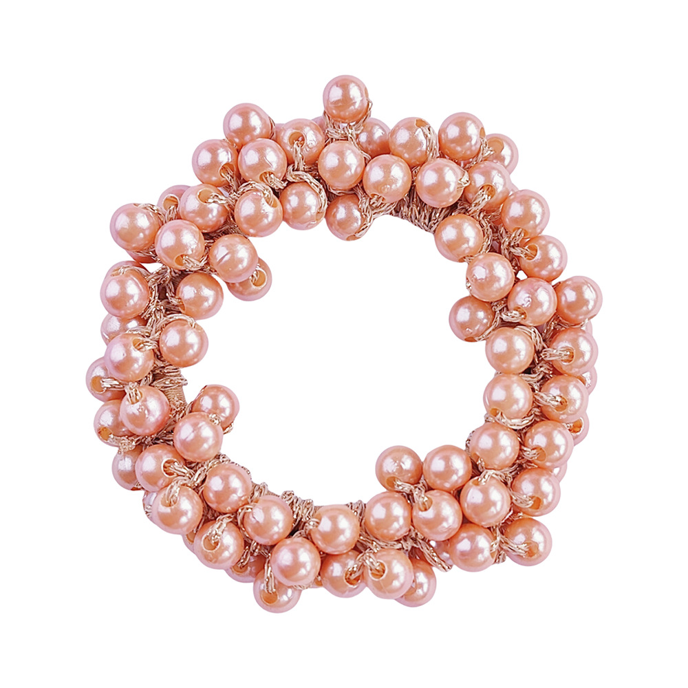 22g Weight Hair Tie Hair Accessories Type 1 Piece Quantity Holiday, Daily Occasion Artificial Pearl Material Geometric Pattern Women's Gender Elegant Style Women's Elegant Lady Geometric Artificial Pearl Hair Tie 11