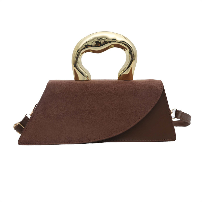 Bolsos pequeños con textura de estilo occidental para mujer 2025 nuevo estilo de este año bolso de mensajero de color sólido tendencia de moda bolso cuadrado pequeño portátil