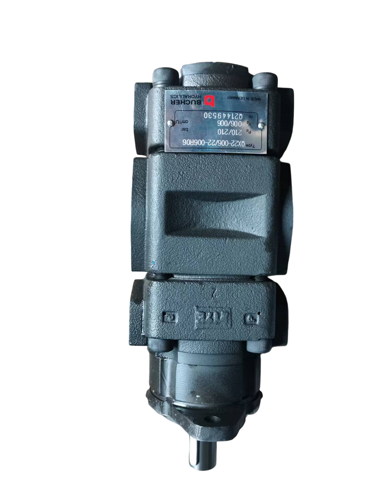 德国BUCHER布赫齿轮泵QX22-008/22-008R06