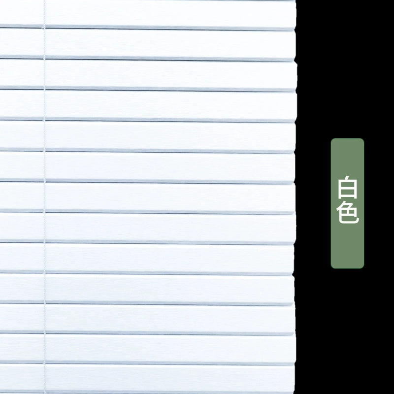 Factory-type aluminum alloy blinds bathroom waterproof and hole-free office high-blind electric roller blinds