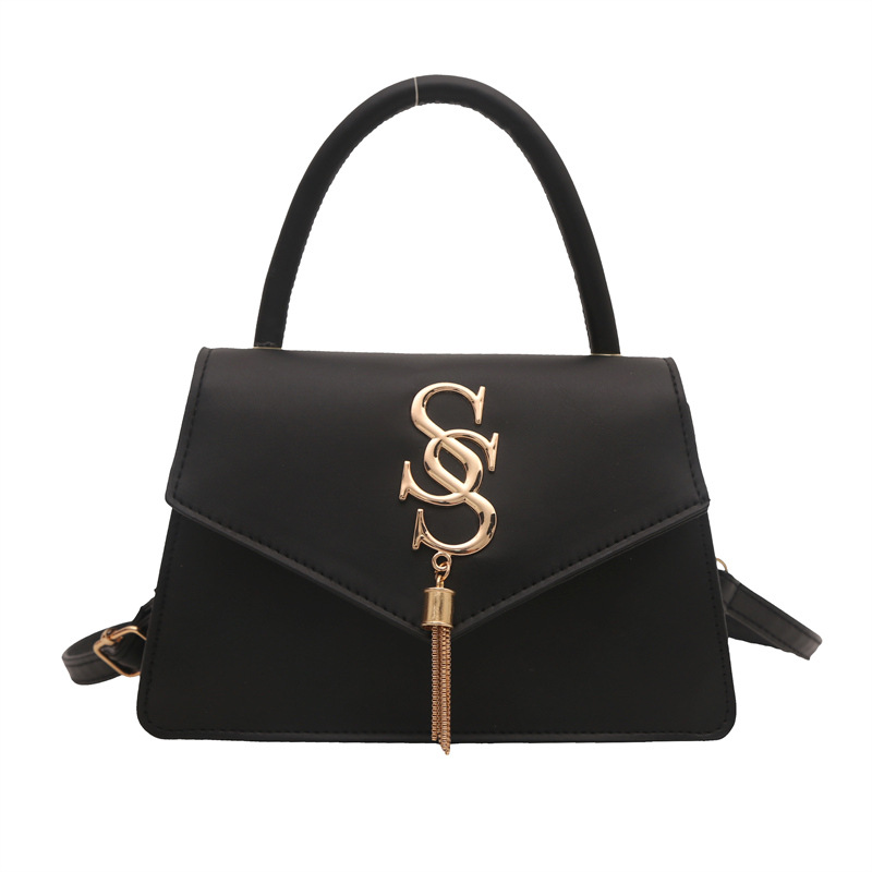 2025 primavera nuevo bolso de mujer simple bolso de moda bolso de hombro de moda letras retro borda bolso debajo de la axila