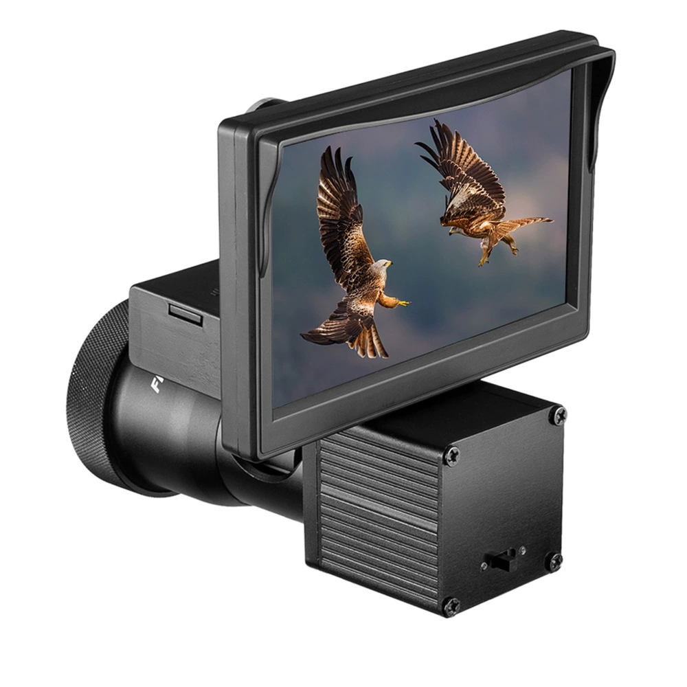 Цифровой прибор ночного видения при слабом освещении, лазерный инфракрасный прибор ночного видения, интегрированный 5-дюймовые очки ночного видения, прицельные CCD HD