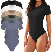 V 50966 Women's Stretch Basic T-Shirt �B�w�o��T�� �W���羳��