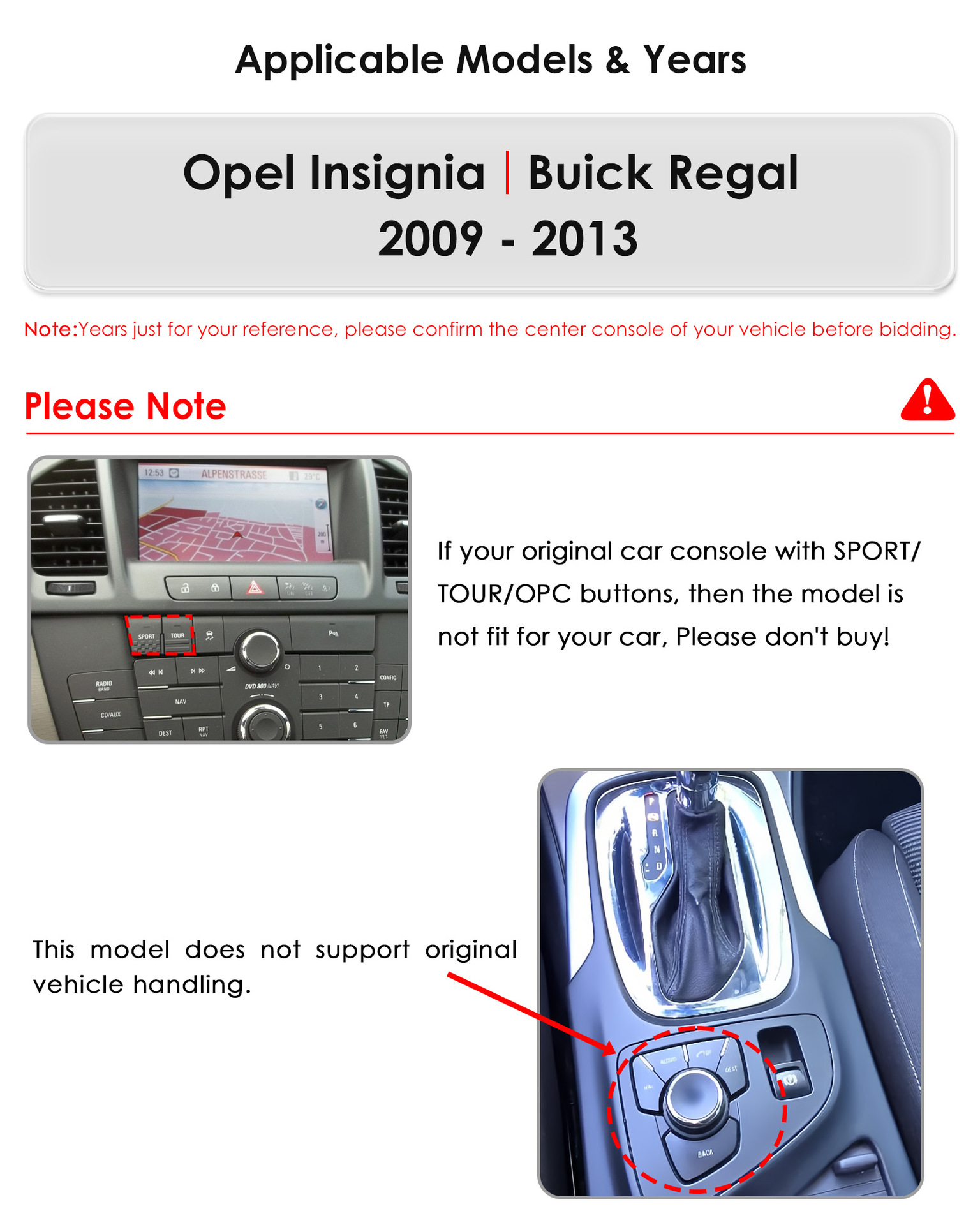 Suitable for 09-13 Regal Opel Sonic Sub-Opel Insignia Car Vertical Screen Android Navigator