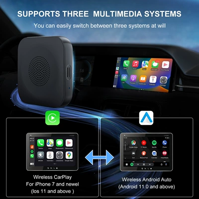 Wireless Car Interconnection Box, Simsiz CarPlay və Android Auto