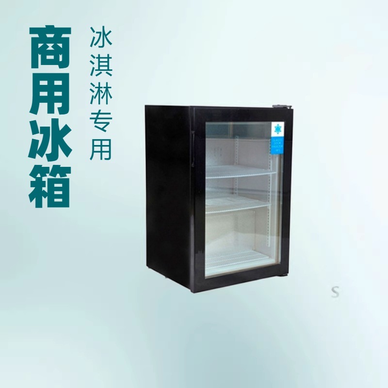 98L 冷冻展示柜 无灯箱 雪糕冰淇淋冷冻食品冷冻商用冰箱节能