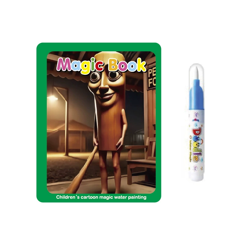 AI Shan Hai Jing Книга для рисования водой для детей Многоразовая книга для рисования Раскраска Рисунок Детский сад Развивающая игрушка.