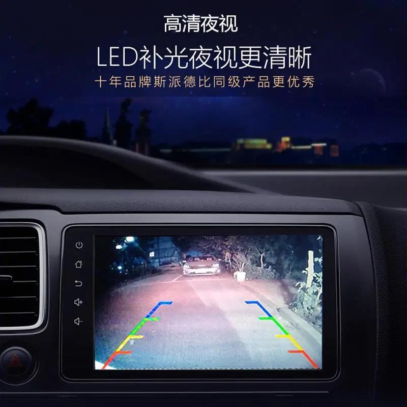 Truck High-Definition Vehicle-Mounted Surveillance Rearview Camera Ahd Night Vision Dual-Control Eight-Light Aviation Reversing Mirror Camera