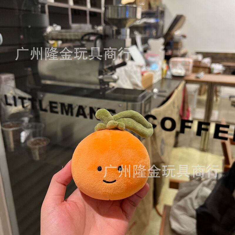 In-Stock Uk Vegetable and Fruit Fun Small Citrus Orange Plush Doll Backpack Pendant Arcade Claw Machine In-Stock Uk Vegetable and Fruit Fun Small Citrus Orange Plush Doll Backpack Pendant Arcade Claw Machine