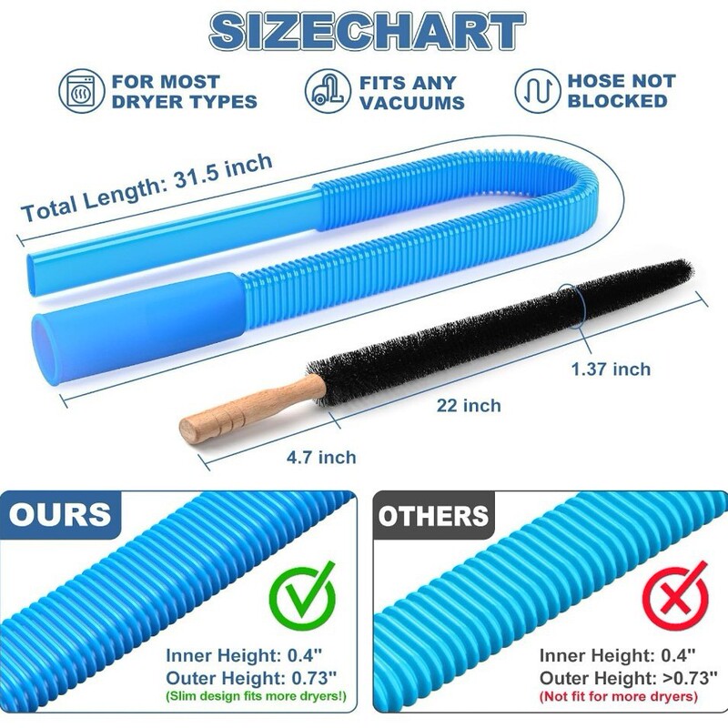 Cross-Border Drying Machine Exhaust Vacuum Cleaner Vent Cleaning Kit Dryer Ventilation Vacuum