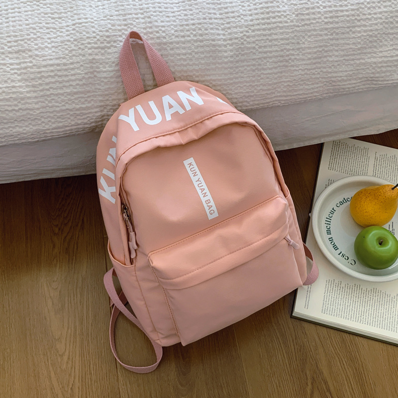 Mochila INS de estilo japonés para niñas, estudiantes de secundaria, mini mochila simple y versátil, mochila pequeña ligera para salidas de primavera, informal.