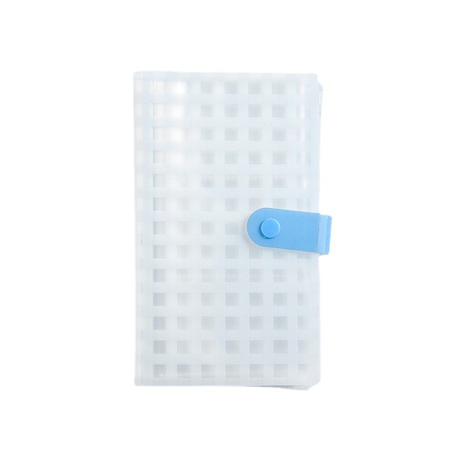 PP simple buckle business card book 240 card slots card holder large capacity business card holder ticket collection book