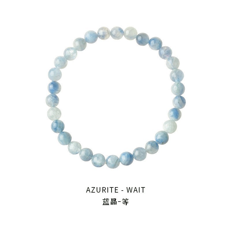 晗珞~海蓝宝锆石串珠手链夏日小清新水晶手串气质轻奢高级感手饰|undefined