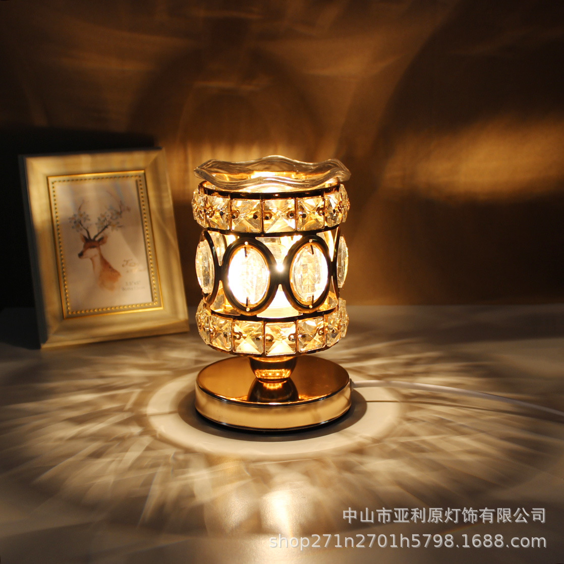 Crystal Desk Lamp Aromatherapy Melting W...