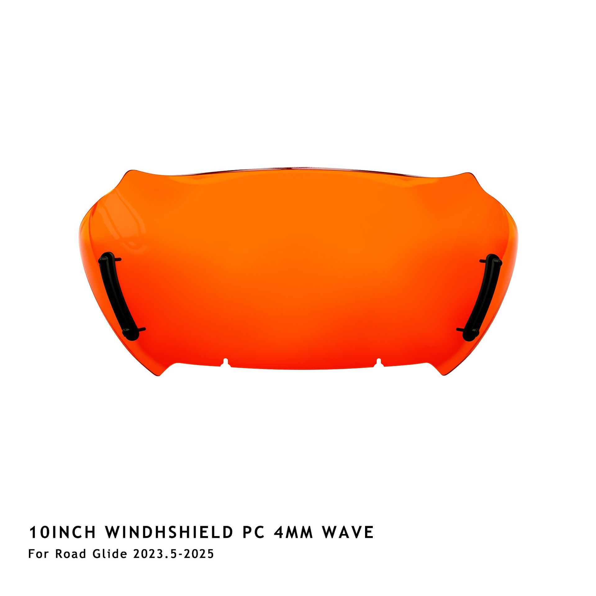 Harley 23.5-26 Road Glide 10inch Pc Material Windshield, Available in Multiple Colors