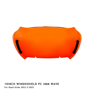 in Multiple Colors, Motorcycle front windshield - orange