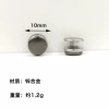 F2096 gun color-small round high flat rivet 10mm-with I-shaped buckle/piece