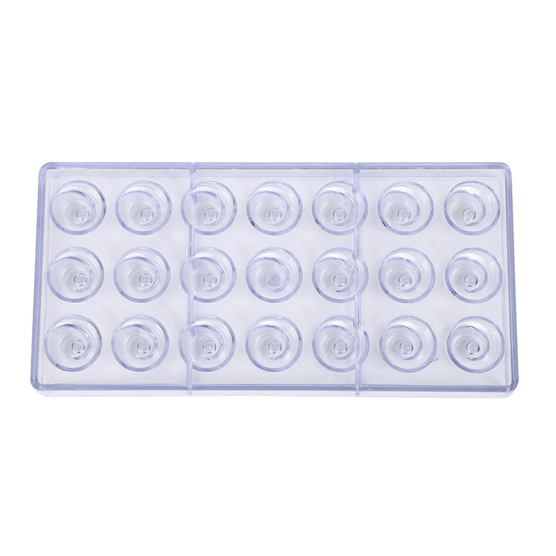 Suministro directo de fábrica molde de chocolate DIY herramientas para hornear molde de caramelo de chocolate de plástico duro molde para hornear