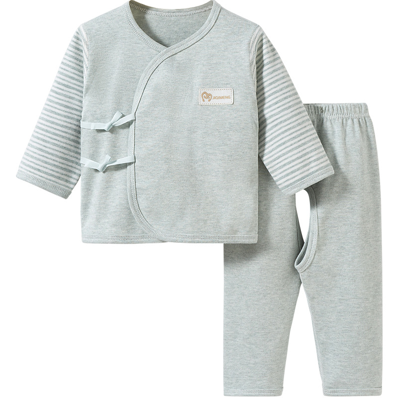 Ropa de bebé recién nacido Otoño e Invierno recién nacido monje 0 base 3 meses de ropa interior de algodón dividida ropa de bebé otoño traje