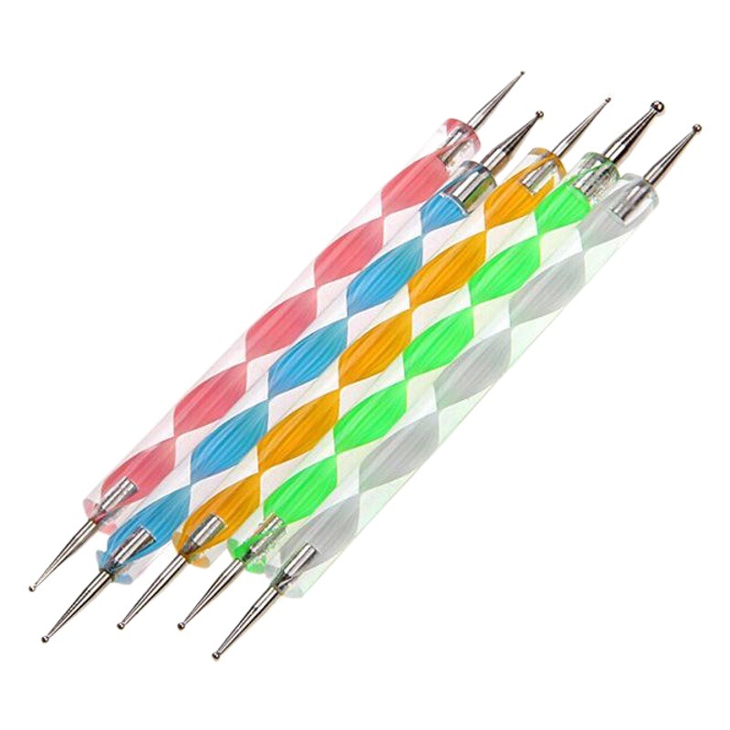 Nail art brush 5 suit nail art drill double nail acrylic drill manufacturers wholesale