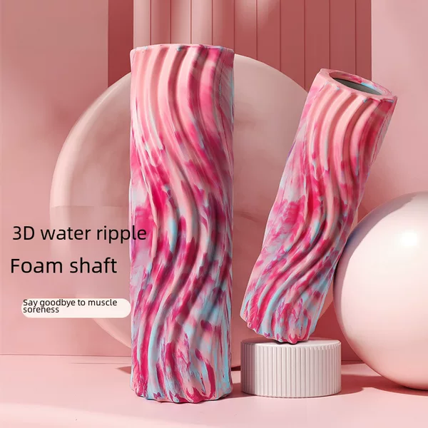 Foam Roller Striped Style Cross-Border Eva Camouflage Spiked Roller Fitness Muscle Relaxer Hollow Massage Roller Yoga