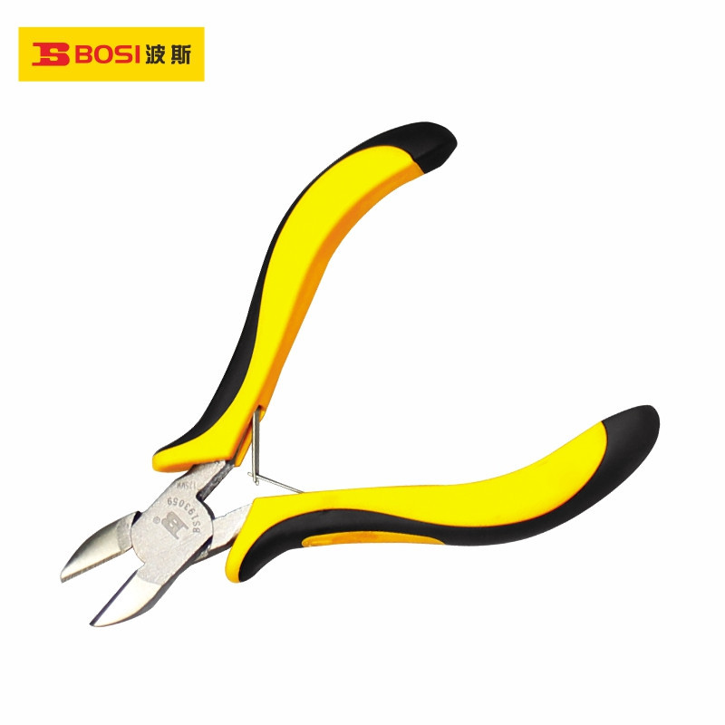 波斯工具 镍铁合金迷你斜嘴钳 斜口钳5寸BS193059