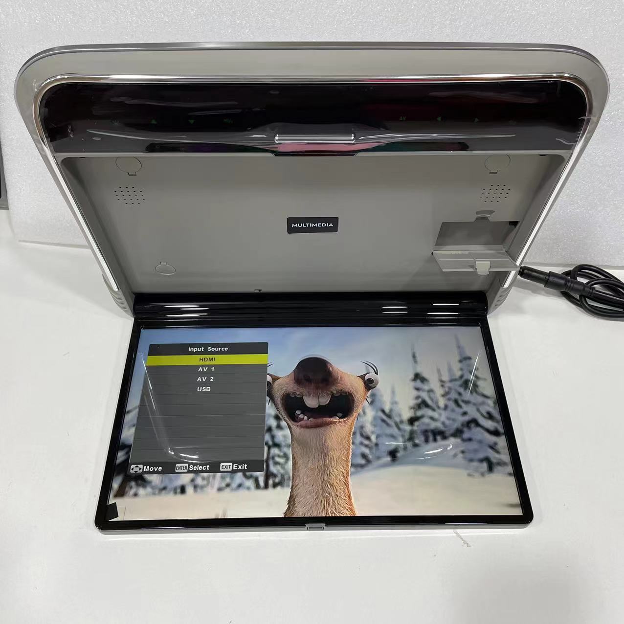 14寸车顶电视显示器高清IPS屏幕USB HDMI高清视频输入