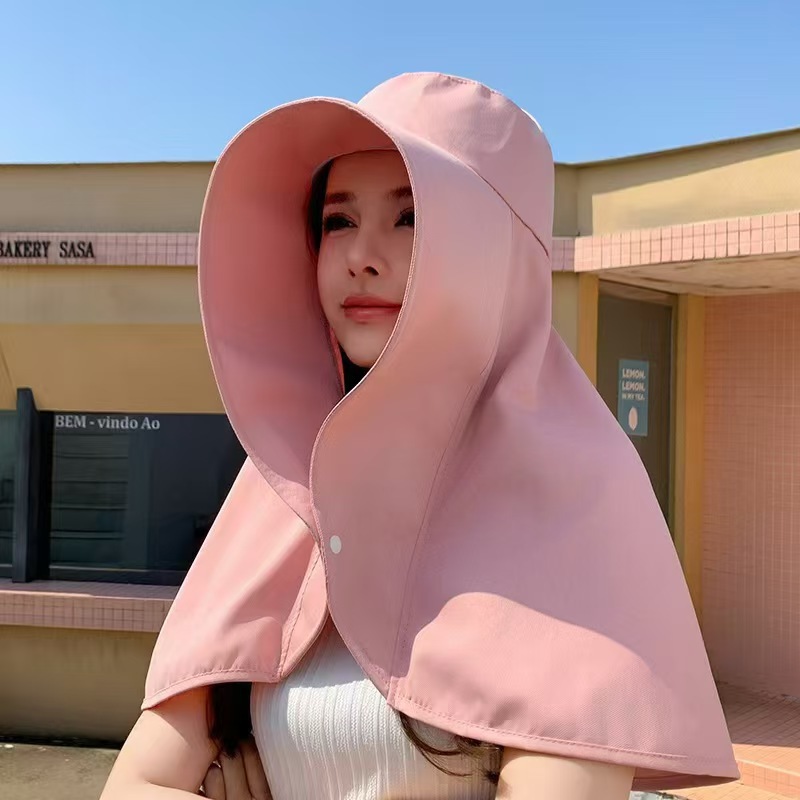 Sombrero solar para mujeres 2025, nuevo verano, gorra grande, gorra plegable anti-UV, gorra de pescador de sombrero