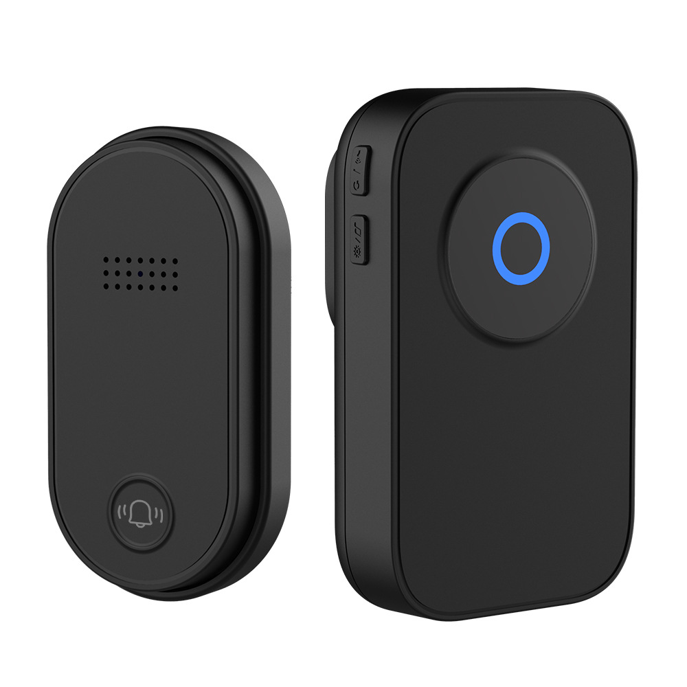 timbre de puerta autogenerado inalámbrico impermeable rf433 un remolque para un hogar de personas mayores llamadas de control remoto inteligente