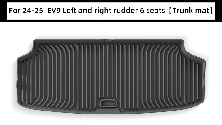 Suitable for 24-25 Kia Ev9 Left and Right Steering Wheel Car Floor Mats, Fully Environmentally Friendly Tpe Floor Mats, Trunk Mats, Cross-Border