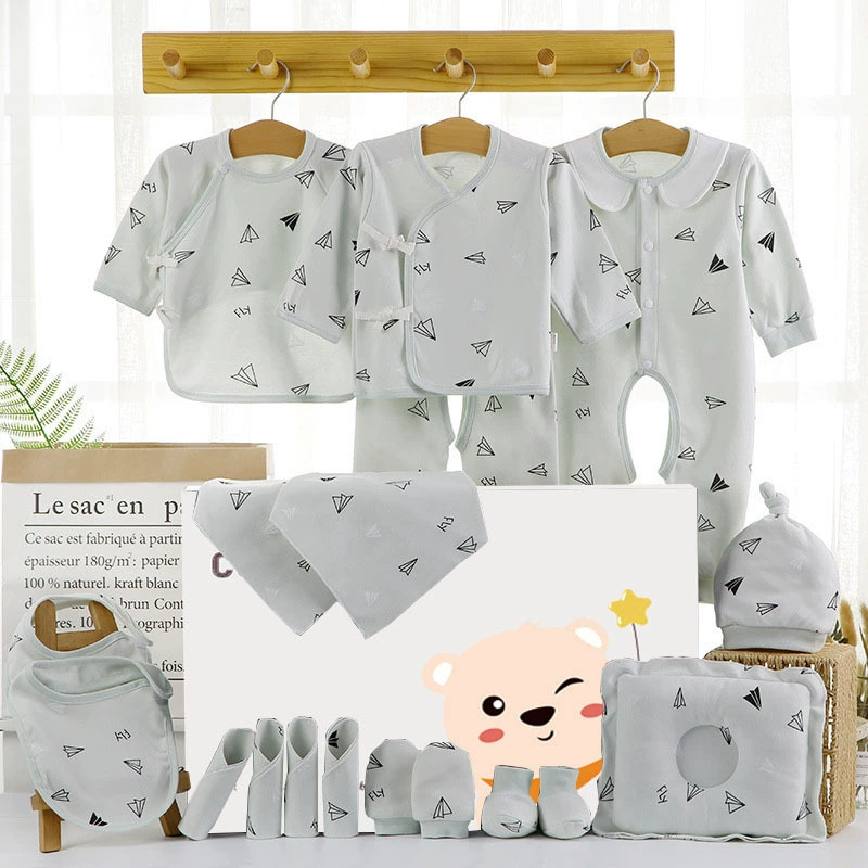 Подарочная коробка Baby Gift Box Set, 18–22 предметов одежда для новорожденных унисекс демисезонная, подарочная коробка со стеклом