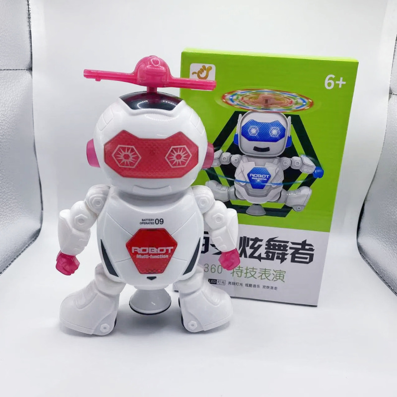 国境を越えたインテリジェント電動スペースダンスロボット、ダンス、ライト、音楽、ユニバーサルスタントロボット、子供用おもちゃ|undefined