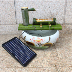 太陽光ろ過ポンプ水槽潜水ポンプ魚池循環増酸素屋外小型自動流水築山家庭用