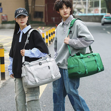 日韩短途小型旅行包INS风大容量情侣休闲单肩包新款运动健身包