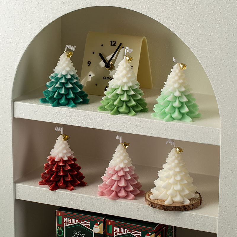 クリスマスツリーアロマキャンドルオーナメントフレグランスお土産クリエイティブギフトボックスクリスマスギフト誕生日家の装飾|undefined