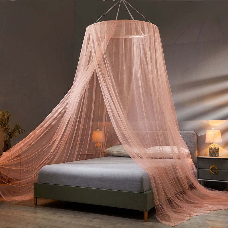 Nueva mosquiterina de techo casera princesa viento 1.8m sin soporte cúpula cifrado aterrizaje 1.5m cama tela 1.2